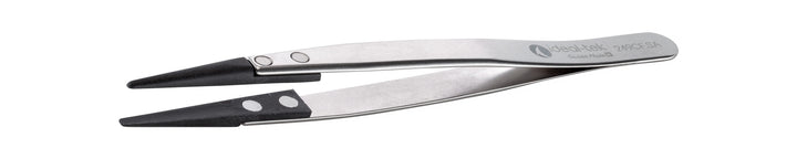 Ideal-tek 249CF.SA.1.ITU Plastic CF tip tweezers 249CF.SA, SS Anti-Mag, OAL 130mm, 5.12in