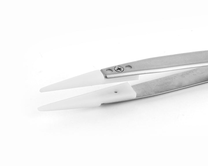 Ideal-tek 249DGR.SA.1.ITU Plastic Repl DG tip tweezers 249DGR.SA, SS Anti-Mag, OAL 130mm, 5, 12in, (#A249DG tips)