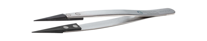 Ideal-tek 259CF.SA.1.ITU Plastic CF tip tweezers 259CF.SA, SS Anti-Mag, OAL 130mm, 5.12in