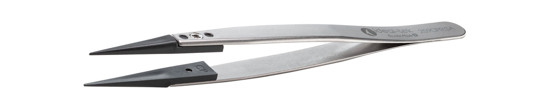 Ideal-tek 259CPR.SA.1.ITU Plastic Repl CP tip tweezers 259CPR.SA, SS Anti-Mag, OAL 130mm, 5, 12in, (#A259CP tips)