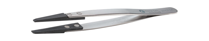 Ideal-tek 269CF.SA.1.ITU Plastic CF tip tweezers 269CF.SA, SS Anti-Mag, OAL 130mm, 5.12in