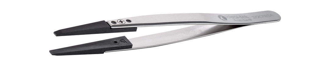 Ideal-tek 272CFR.SA.1.ITU Plastic Repl CF tip tweezers 272CFR.SA, SS Anti-Mag, OAL 130mm, 5, 12in, (#A272CF tips)