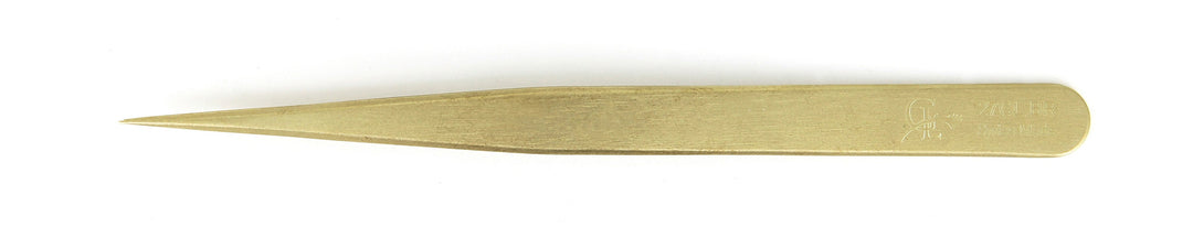 Ideal-tek 27CL.BR.0.ITU High Precision tweezers 27CL.BR, Brass, OAL 130mm, 5.12in