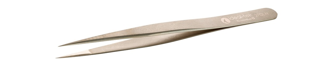 Ideal-tek 27CL.N.0.ITU High Precision tweezers 27CL.N, Nickel, OAL 130mm, 5.12in