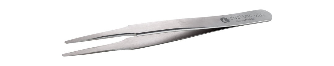Ideal-tek 2A.C.0.ITU High Precision tweezers 2A.C, Carbon Steel, OAL 120mm, 4.72in