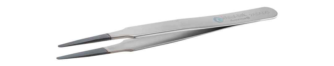 Ideal-tek 2A.SA.DC.0.ITU Diamond coated tweezers 2A.SA.DC, SS Anti-Mag, OAL 120mm, 4.72in