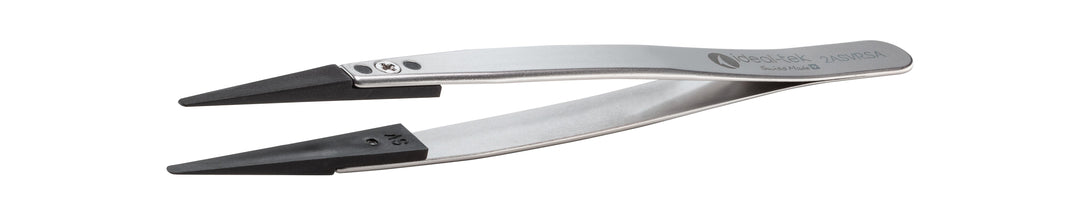 Ideal-tek 2ASVR.SA.1.ITU Plastic Repl SV tip tweezers 2ASVR.SA, SS Anti-Mag, OAL 130mm, 5, 12in, (#A2ASV tips)