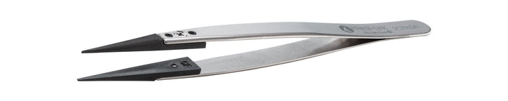 Ideal-tek 2CFR.SA.1.ITU Plastic Repl CF tip tweezers 2CFR.SA, SS Anti-Mag, OAL 130mm, 5, 12in, (#A2CF tips)
