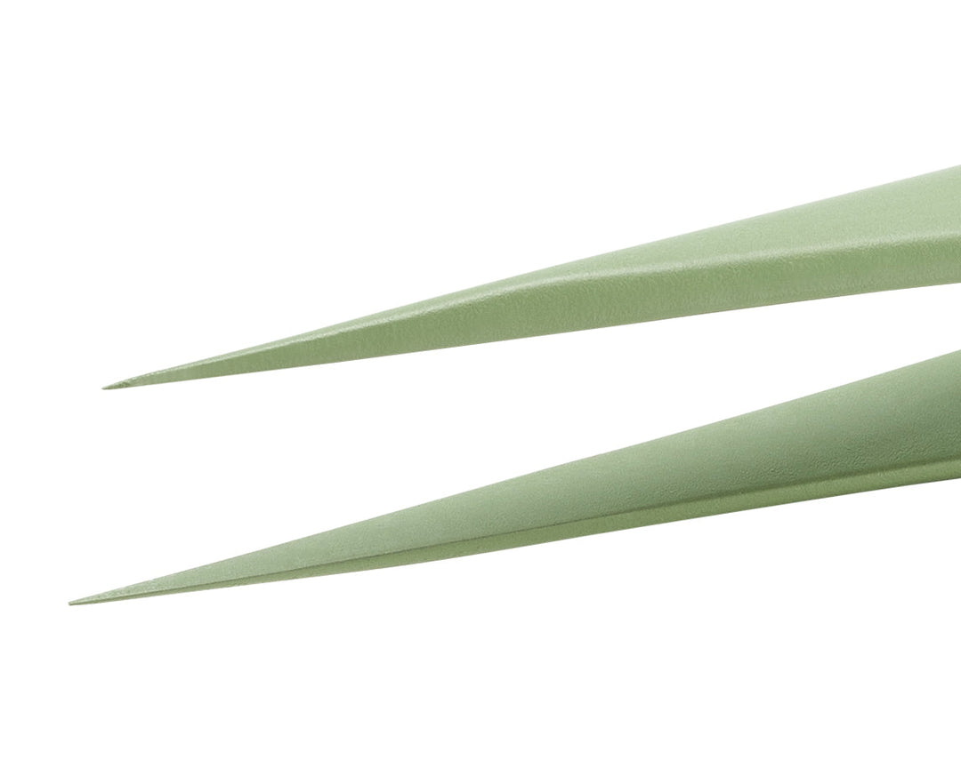 Ideal-tek 3.SA.T.0.ITU PTFE coated High Precision tweezers 3.SA.T, SS Anti-Mag, OAL 120mm, 4.72in