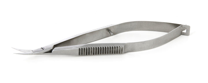 Ideal-tek 343BMS.9.IT Castroviejo Micro scissors 343BMS, curved, Stainless, OAL 105mm, 4.13in