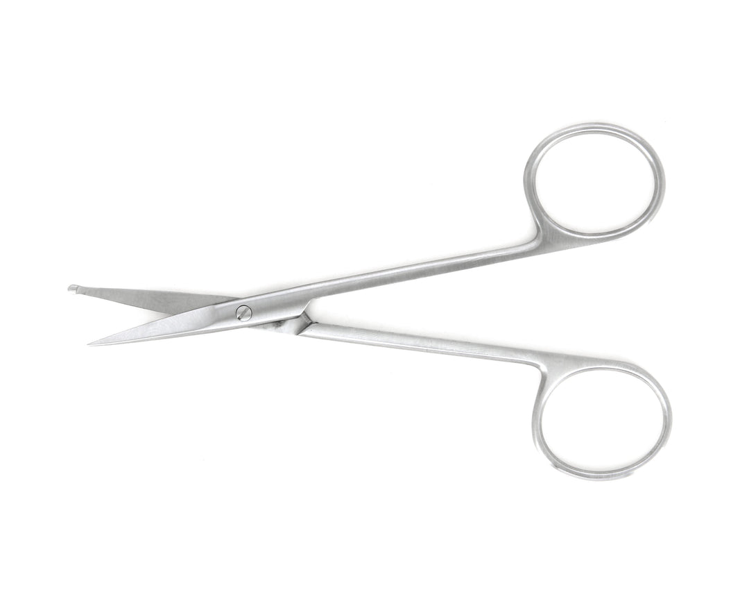 Ideal-tek 358S-BAL-45.9.IT High Precision Vascular scissors 358S-BAL-45, Stainless, OAL 120mm, 4.72in