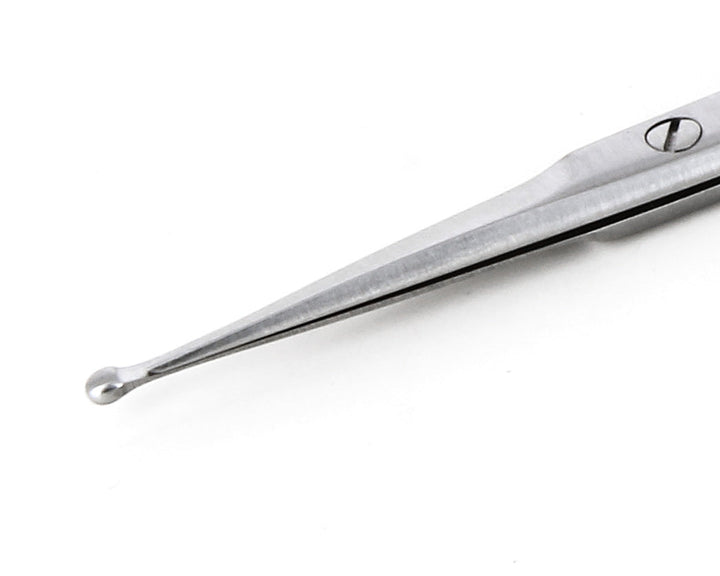 Ideal-tek 358S-BAL-45.9.IT High Precision Vascular scissors 358S-BAL-45, Stainless, OAL 120mm, 4.72in