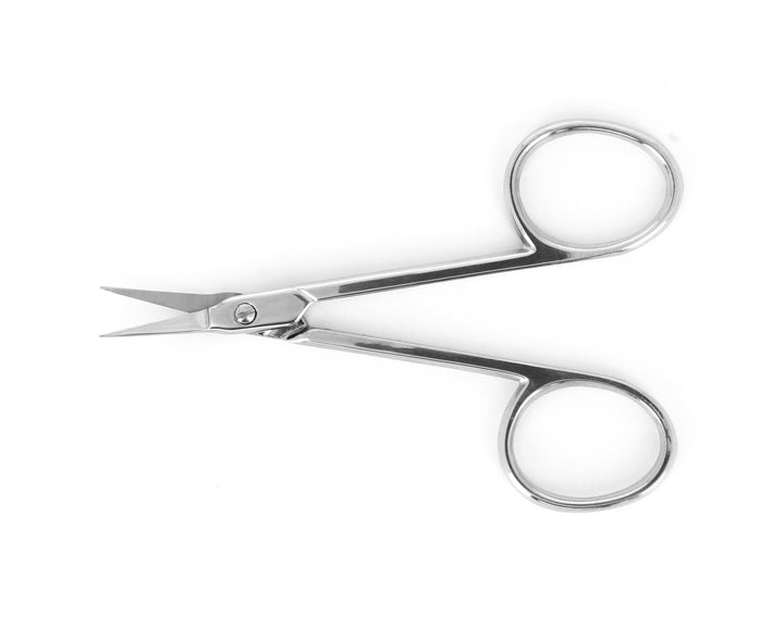 Ideal-tek 361-35.NP.IT ProCut scissors 361-35.NP, curved, Carbon Steel, Nickel plated, OAL 90mm, 3.54in