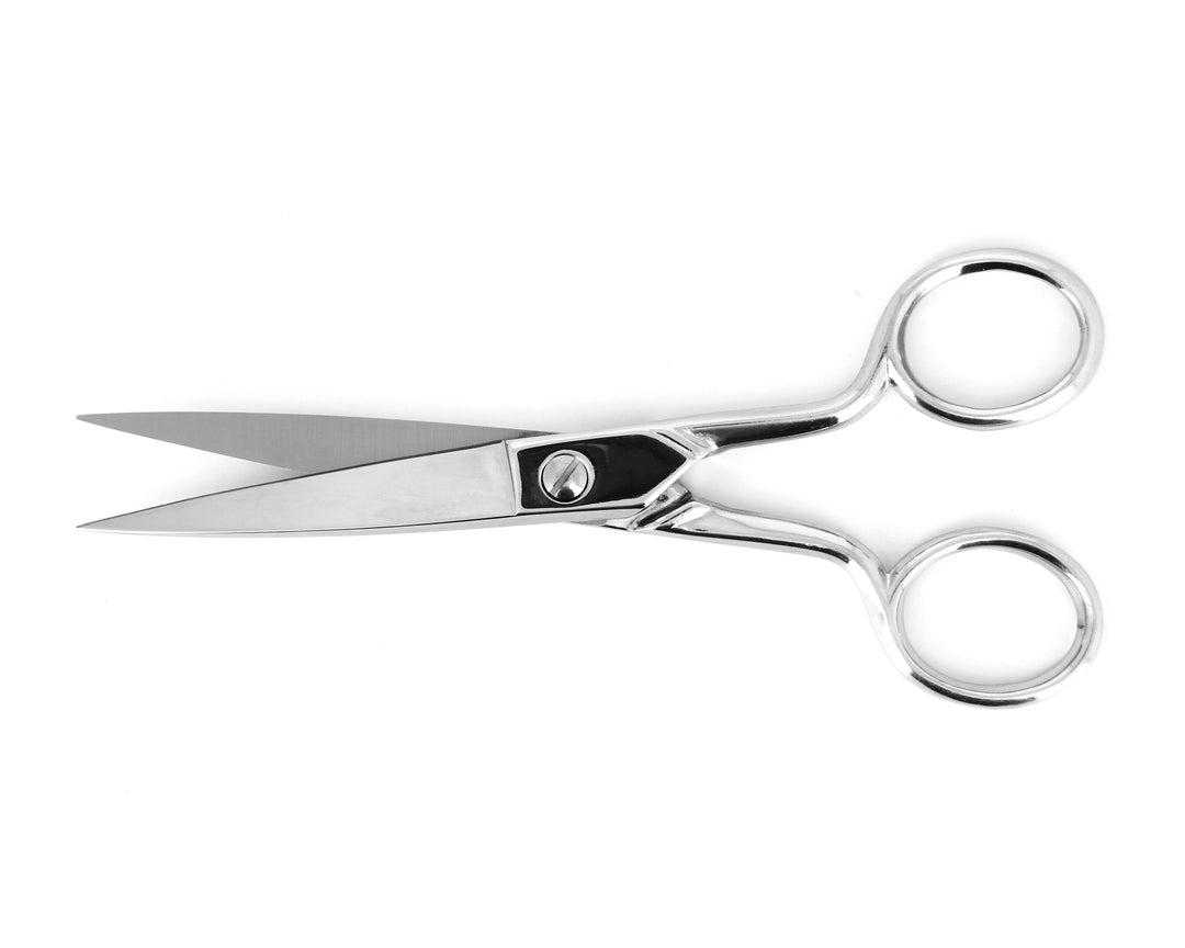 Ideal-tek 372S-Y60.NP.IT ProCut scissors 372S-Y60.NP, straight, Carbon Steel, Nickel plated, OAL 155mm, 6.10in