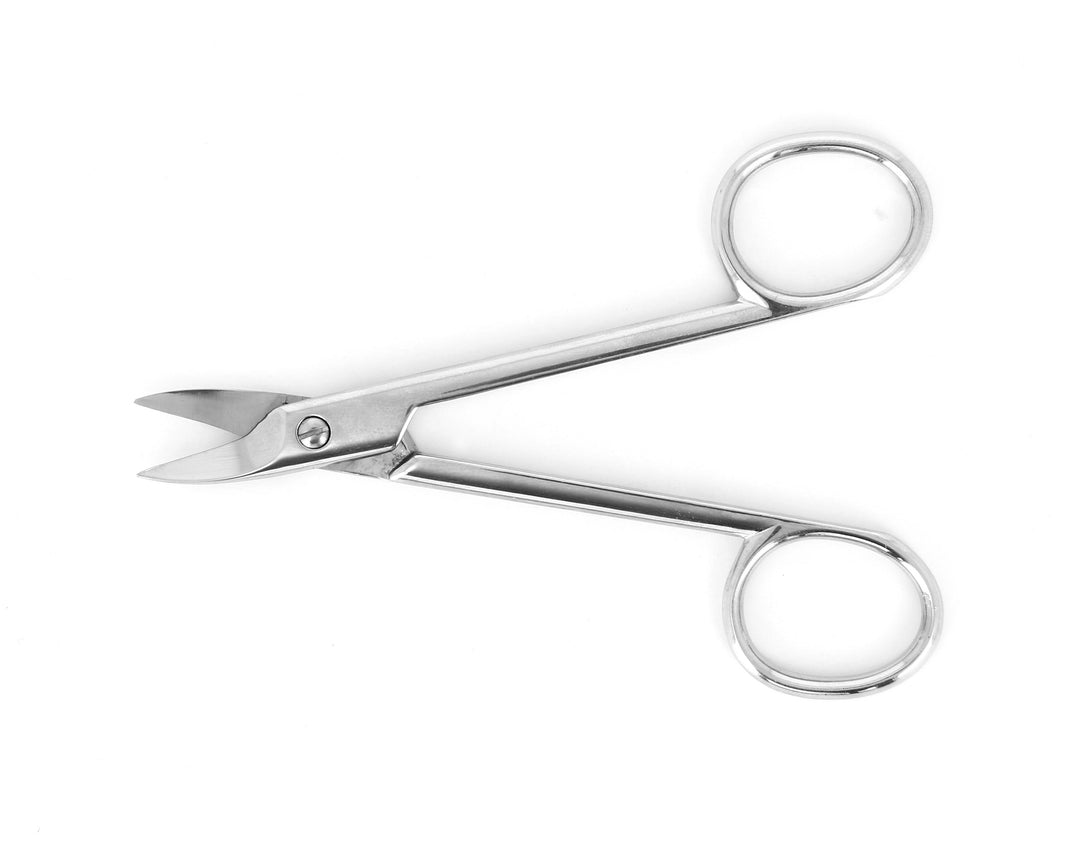 Ideal-tek 375-40.NP.IT ProCut scissors 375-40.NP, curved, Carbon Steel, Nickel plated, OAL 105mm, 4.13in