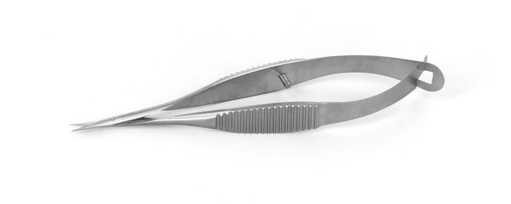 Ideal-tek 382QMS.9.IT Vannas Micro scissors 382QMS, straight, Stainless, OAL 85mm, 3.35in