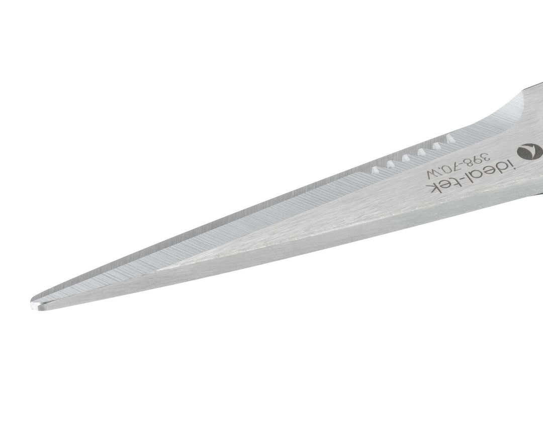 Ideal-tek 398-70.BE.W.IT Industrial scissors 398-70.BE.W, straight, Stainless, TPR handles, OAL 180mm, 7.10in
