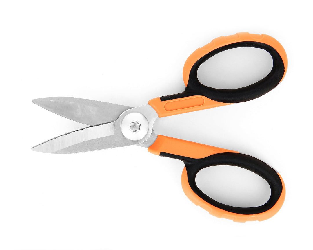 Ideal-tek 399K.AN.ITU Kevlar Scissors 399K.AN, straight, Tool Steel, Bicomponent handles, OAL 138mm, 5.43in