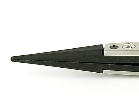 Ideal-tek 3XCFR.SA.1.ITU Plastic Repl CF Tip tweezers 3XCFR.SA, reverse, SS Anti-Mag, OAL 130mm, 5, 12in, (#A3CF tips)