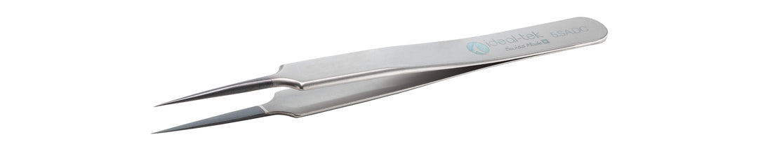 Ideal-tek 5.SA.DC.0.ITU Diamond coated tweezers 5.SA.DC, SS Anti-Mag, OAL 110mm, 4.33in