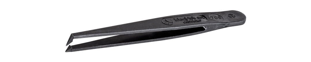 Ideal-tek 708.SV.ITU Full Plastic tweezers 708.SV, PVDF, OAL 110mm, 4.33in
