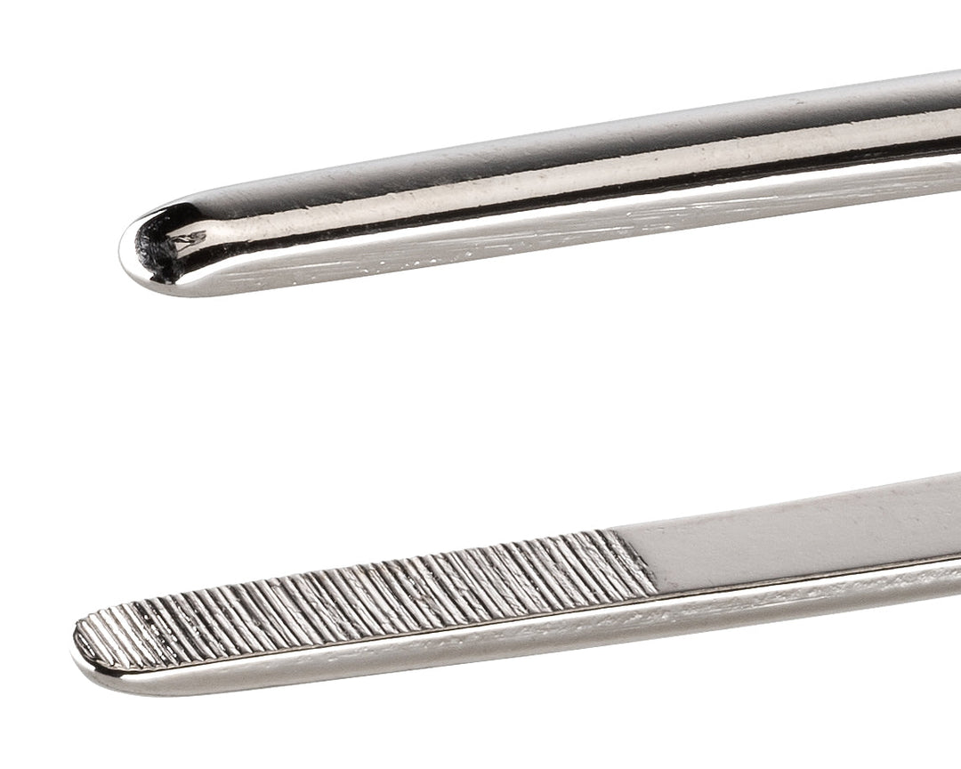 Ideal-tek 7325.C.NP.9.ITU Stong tweezers 7325.C.NP, Nickel plated, Carbon Steel, OAL 250mm, 9.84in