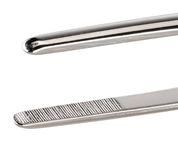 Ideal-tek 7325.C.NP.9.ITU Stong tweezers 7325.C.NP, Nickel plated, Carbon Steel, OAL 250mm, 9.84in