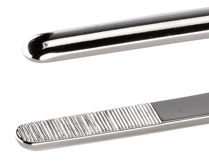 Ideal-tek 7330.C.NP.9.ITU Stong tweezers 7330.C.NP, Nickel plated, Carbon Steel, OAL 300mm, 11.81in