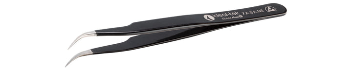 Ideal-tek 7A.SA.NE.6.ITU ESD Epoxy Coated tweezers 7A.SA.NE, SS Anti-Mag, OAL 120mm, 4.72in