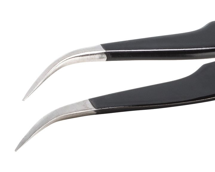 Ideal-tek 7A.SA.NE.6.ITU ESD Epoxy Coated tweezers 7A.SA.NE, SS Anti-Mag, OAL 120mm, 4.72in