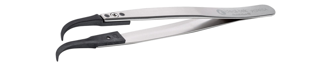 Ideal-tek 7CPR.SA.1.ITU Plastic Repl CP tip tweezers 7CPR.SA, SS Anti-Mag, OAL 130mm, 5, 12in, (#A7CP tips)