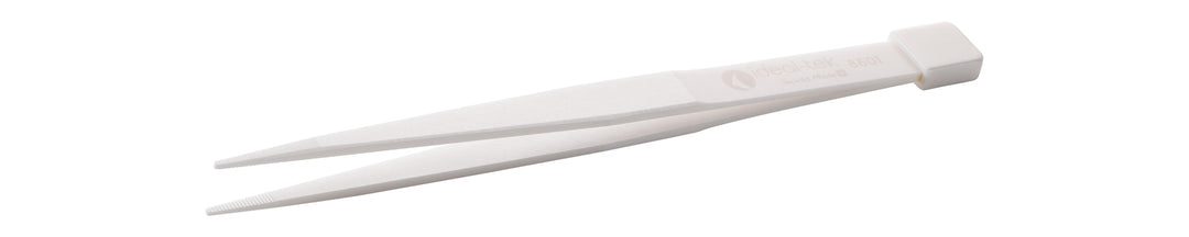 Ideal-tek 8501.ITU Full Ceramic tweezers 8501, Zirconia ceramic, OAL 125mm, 4.92in