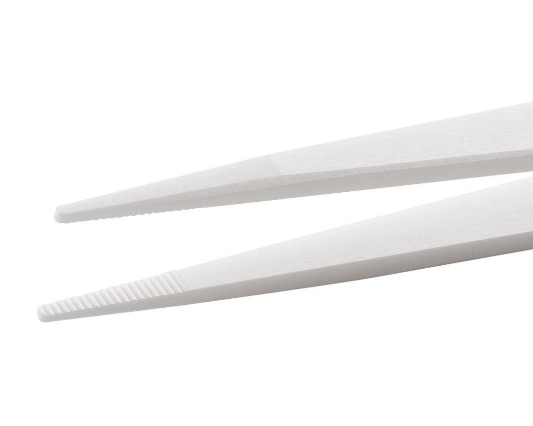 Ideal-tek 8501.ITU Full Ceramic tweezers 8501, Zirconia ceramic, OAL 125mm, 4.92in