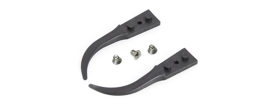 Ideal-tek A242BCF Tips: curved, fine, round, flat (for #242BCFR.SA Tweezers), OAL 40mm, 1.57in