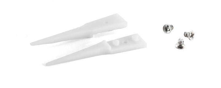 Ideal-tek A242DG Tips: straight, fine, round, flat (for #242DGR.SA Tweezers). OAL: 40mm, 1.57in