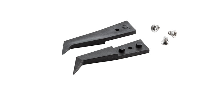 Ideal-tek A246SV Tips: thin, angled head (for #246SVR.SA Tweezers). OAL: 36mm, 1.42in