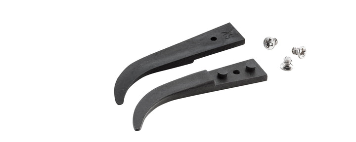 Ideal-tek A2ABSV Tips: curved, very fine, round, flat (for #2ABSVR.SA Tweezers). OAL: 40mm, 1.57in