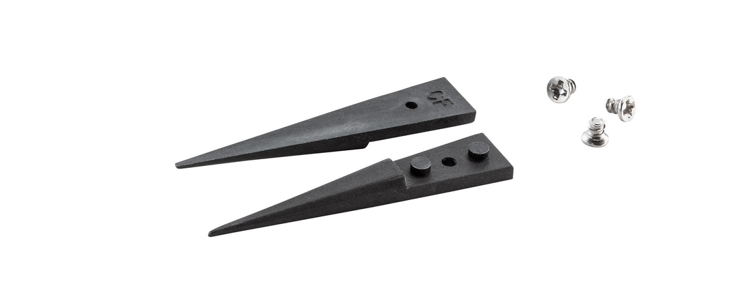 Ideal-tek A2CF Tips: straight, very fine, pointed (for #2CFR.SA Tweezers). OAL: 40mm, 1.57in