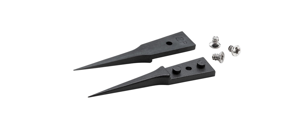 Ideal-tek A5UFCP Tips: straight, ultra fine, very sharp (for #5UFCPR.SA-#5UFXCPR.SA Tweezers). OAL: 40mm, 1.57in