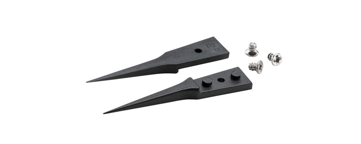 Ideal-tek A5UFCP Tips: straight, ultra fine, very sharp (for #5UFCPR.SA-#5UFXCPR.SA Tweezers). OAL: 40mm, 1.57in