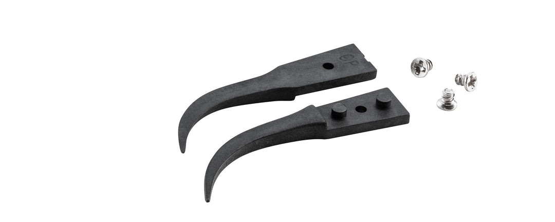 Ideal-tek A7CP Tips: curved, fine (for #7CPR.SA Tweezers). OAL: 40mm, PEEK, OAL 40mm, 1.57in