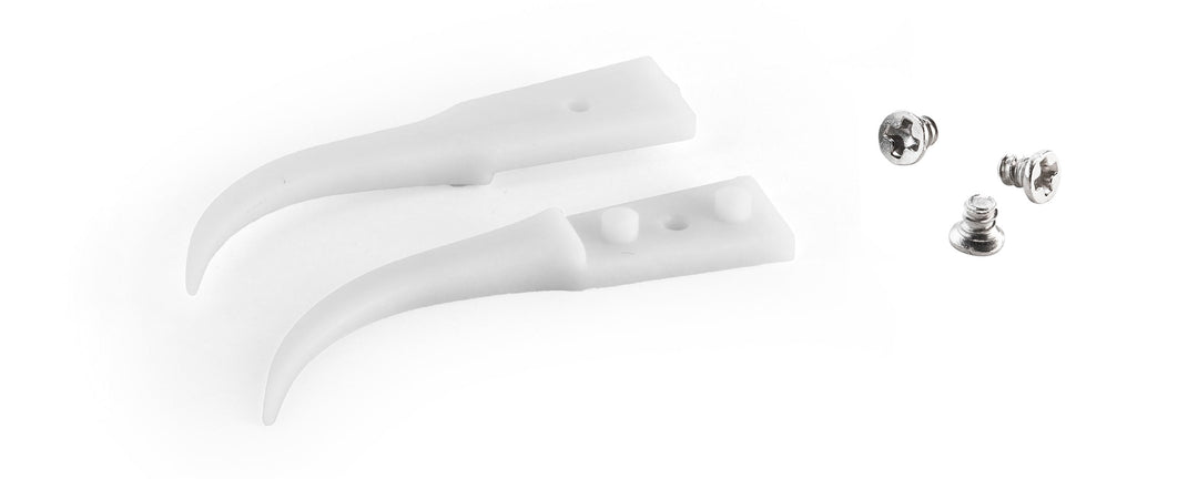 Ideal-tek A7DG Tips: straight, curved, fine (for #7DGR.SA Tweezers). OAL: 40mm, 1.57in