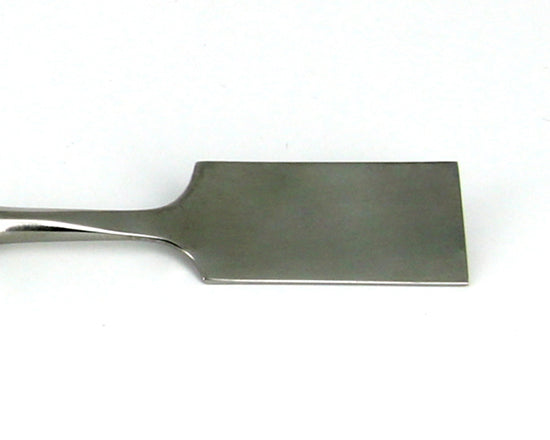 Ideal-tek MPTSS2 Spatula - Short rounded drop-shaped and large flat squared tip. OAL: 175mm, 6.89in