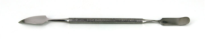 Ideal-tek MPTSS4 Spatula - Long curved pointed tip with arrow-shaped and long curved with rounded tip. OAL: 180mm