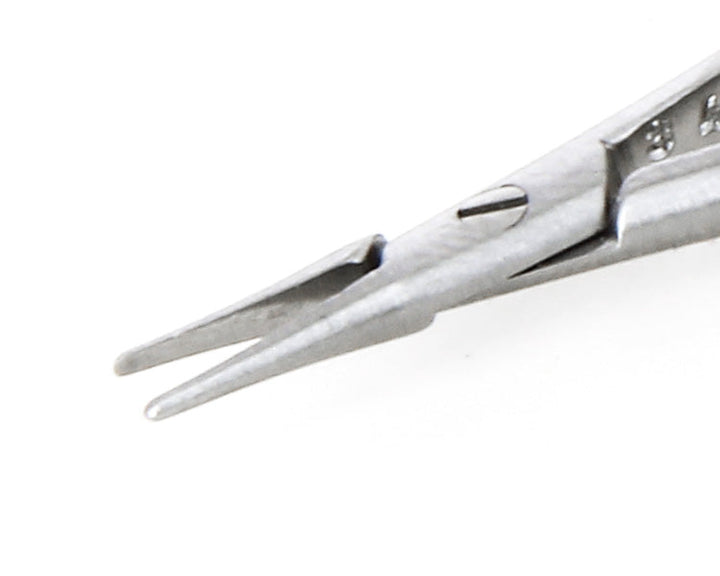 Ideal-tek NH-MJ35.9.IT Micro Needle Holder NH-MJ35, straight, Stainless, OAL 95mm, 3.74in