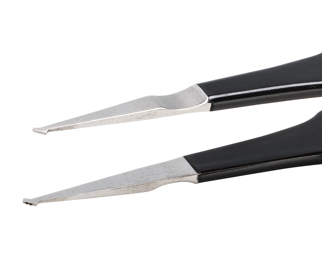 Ideal-tek SM108.SA.NE.1.ITU ESD Epoxy Coated tweezers SM108.SA.NE, SS Anti-Mag, OAL 120mm, 4.72in