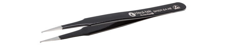 Ideal-tek SM109.SA.NE.1.ITU ESD Epoxy Coated tweezers SM109.SA.NE, SS Anti-Mag, OAL 120mm, 4.72in