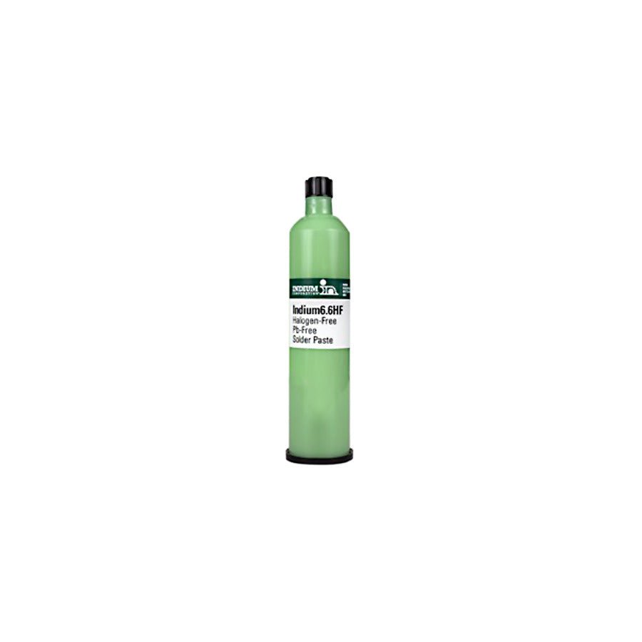 Indium 6.6HF Solder Paste PASTEOT - 801641 - 600G, Lead Free, SAC305 | 600g, MOQ: 5 MTESolutions