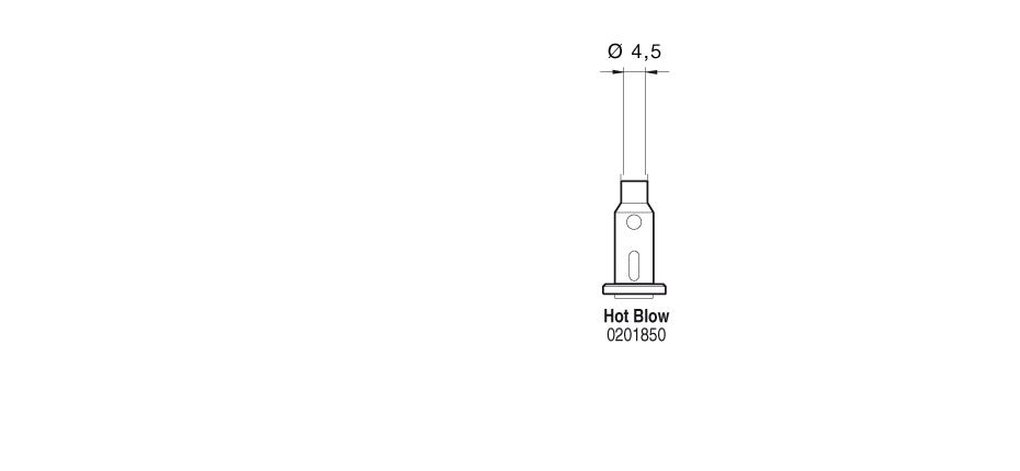 JBC Tools 0201850, HOT BLOW Tip MTESolutions