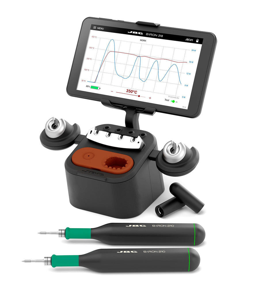 JBC Tools B·IRON 210 DUAL, BISS - 5A Battery - Powered Soldering System MTESolutions